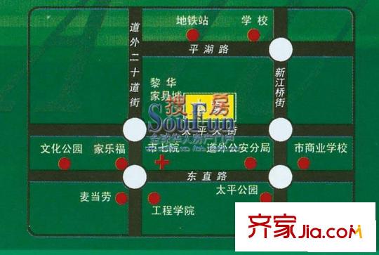 如意雅居交通圖