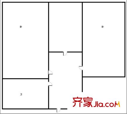 經濟干部管理學院家屬樓 戶型圖