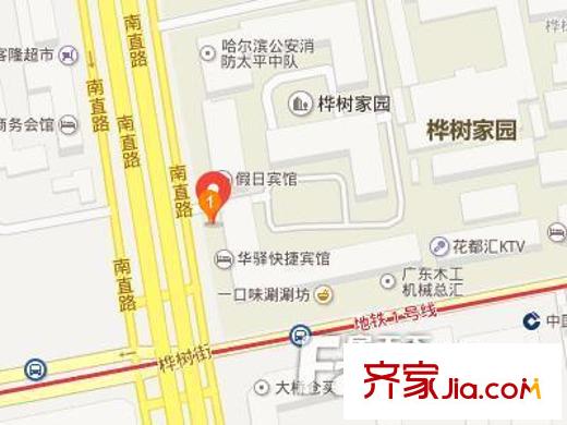 樺樹家園交通圖