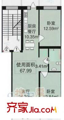 田園新城戶型圖
