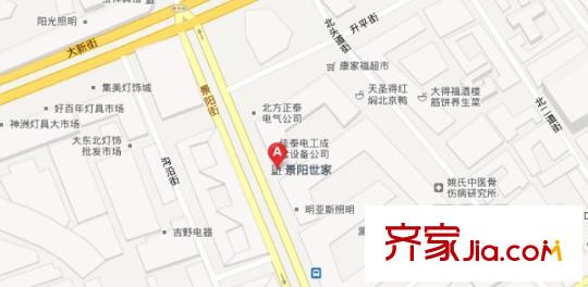 景陽世家交通圖