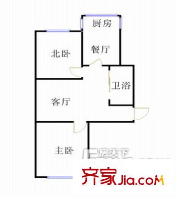 哈爾濱 東鷹小區(qū) 戶型圖