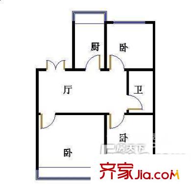 東鷹小區(qū)三室一廳