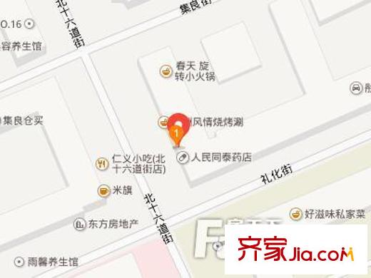 禮化小區(qū)交通圖