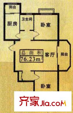 黃河嘉園 戶型圖