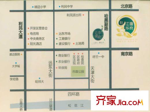 江霆華府二期交通圖項(xiàng)目