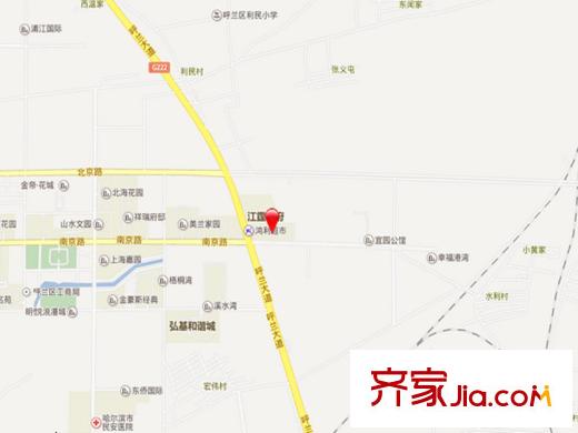 江霆華府二期交通圖