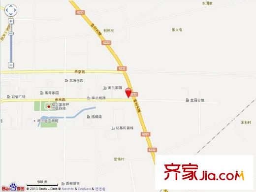 江霆華府二期交通圖交通示意圖