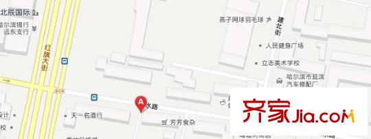 建北小區(qū)交通圖