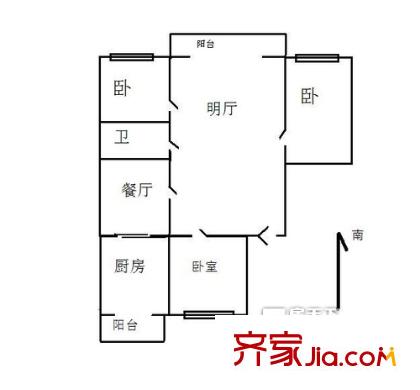 哈藥小區(qū) 戶型圖