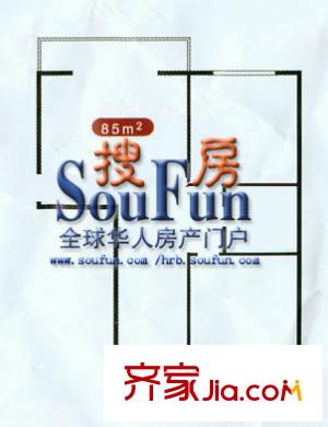 華電名苑2室1廳1衛(wèi)1廚