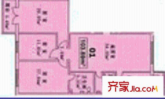 恒潤嘉園戶型圖3室1廳2衛(wèi)1廚