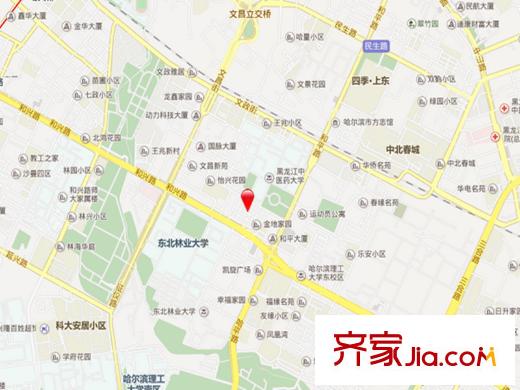農(nóng)林小區(qū)交通圖