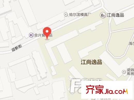 江尚逸品交通圖