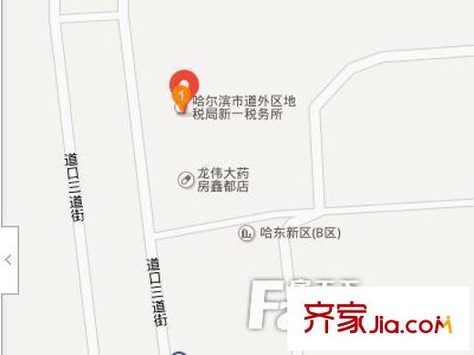 哈東新區(qū)交通圖