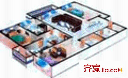 光芒大廈戶型圖4室2廳2衛(wèi)1廚