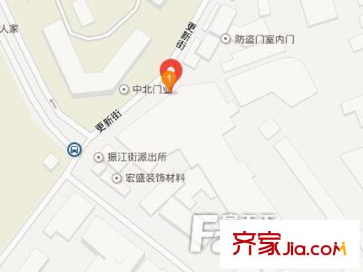 振江小區(qū)交通圖