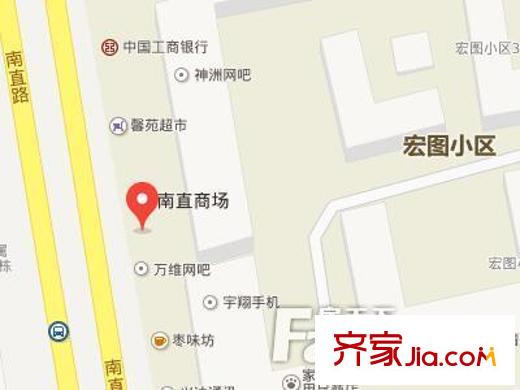 宏圖小區(qū)交通圖
