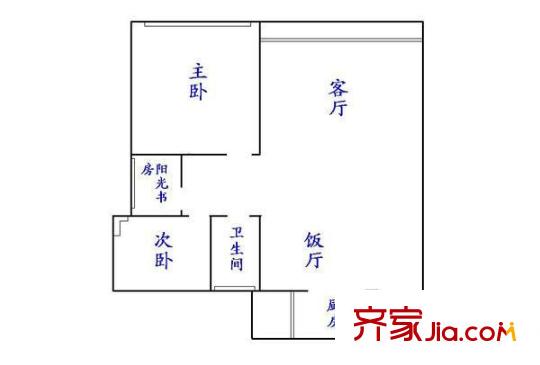 阿什河街43號(hào)小區(qū) 戶(hù)型圖