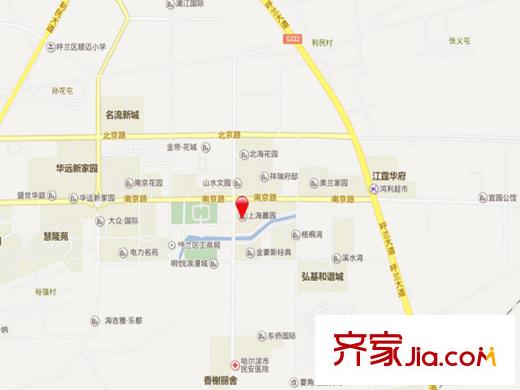 上海嘉園交通圖