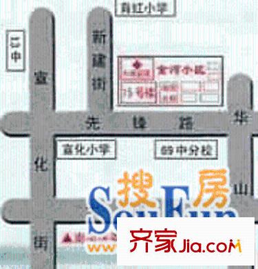 金河小區(qū)交通圖