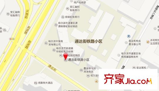 鐵路小區(qū)交通圖 