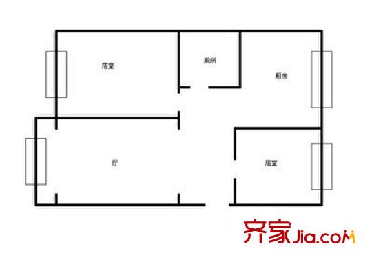 鐵路小區(qū) 戶型圖