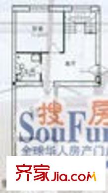 上海嘉園戶型圖戶型圖 1室1廳1衛(wèi)1廚