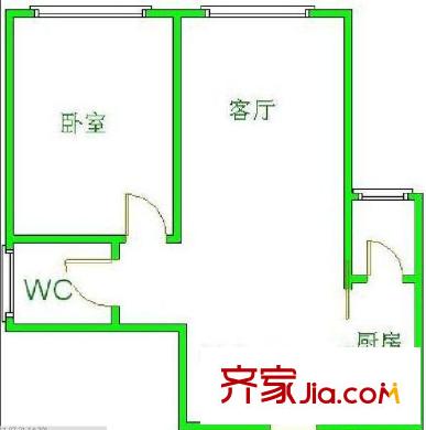 清濱小區(qū) 戶型圖