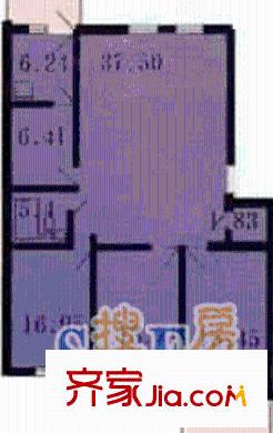 道外南十四小區(qū)戶型圖3室2廳1衛(wèi)1廚