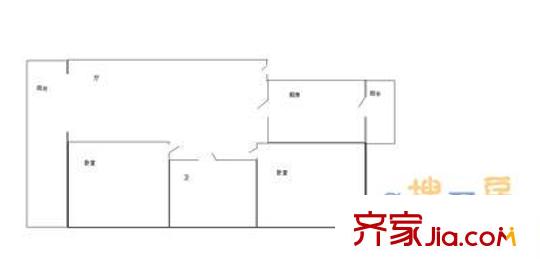 征儀花園 2室 戶型圖