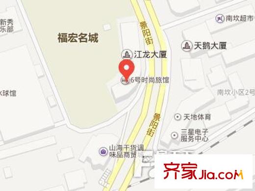 福宏名城交通圖