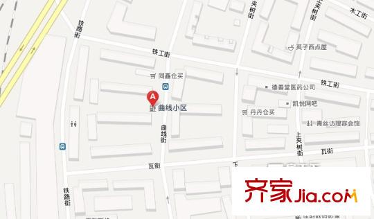 新曲線小區(qū)交通圖哈爾濱  