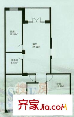 鴻朗花園戶(hù)型圖戶(hù)型圖 4室1廳1衛(wèi)1廚