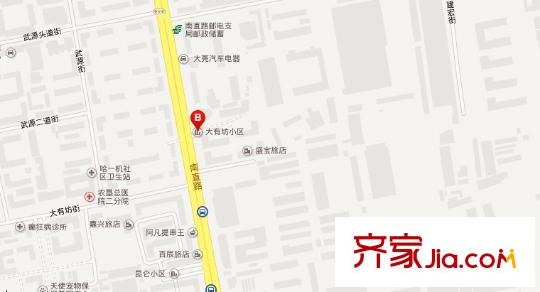 大有坊小區(qū)交通圖