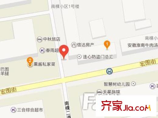 南棵小區(qū)交通圖