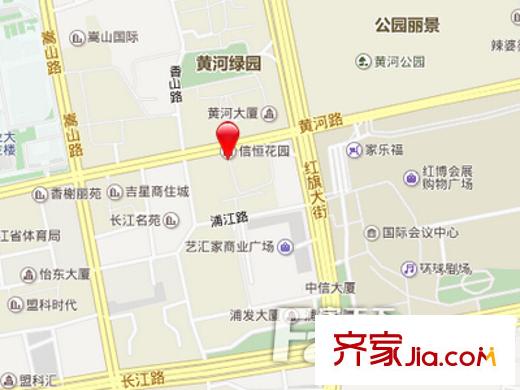 信恒花園交通圖 