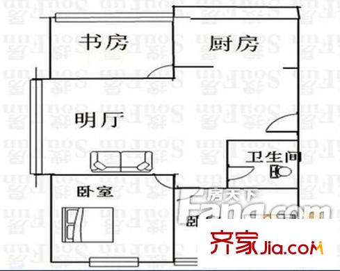 哈爾濱 賽麗斯家園 戶型圖