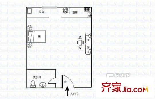 哈爾濱 宏信廣場 戶型圖