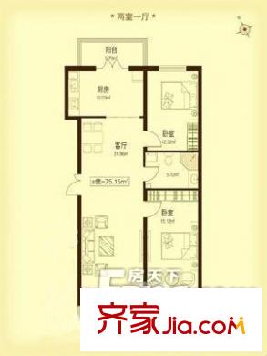 哈爾濱 春江家園二期 戶型圖