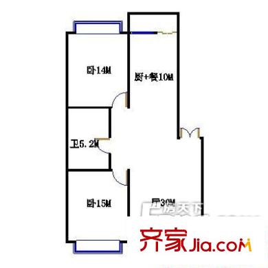 哈爾濱 賽麗斯家園 戶型圖