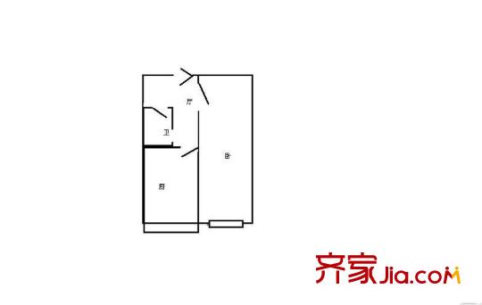 營部街42號小區(qū)戶型圖哈爾濱 營部街 戶型圖 1室1廳1衛(wèi)1廚