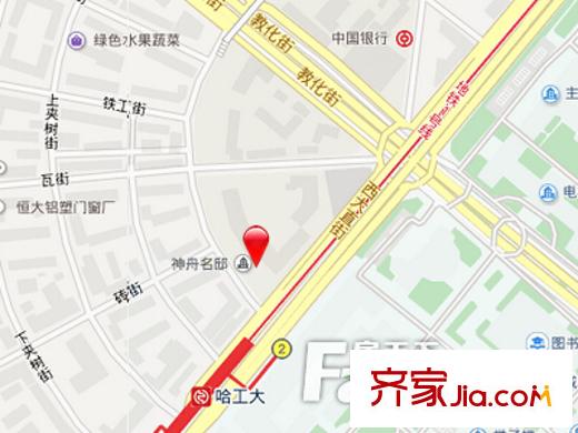 神州名邸交通圖 