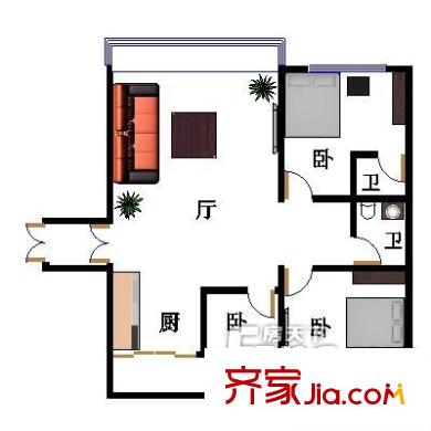 哈爾濱 盟科時代 戶型圖