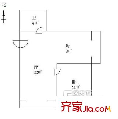 哈爾濱 春江家園二期 戶型圖