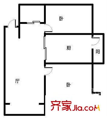 哈爾濱 春江家園二期 戶型圖