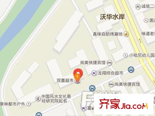 沃華水岸交通圖