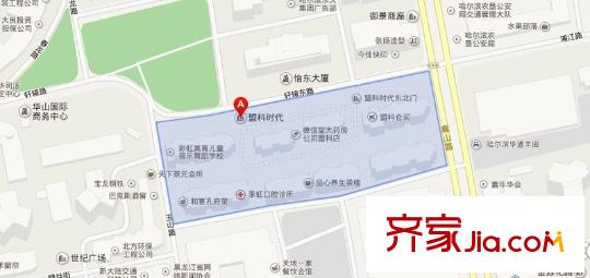 盟科時代交通圖哈爾濱  
