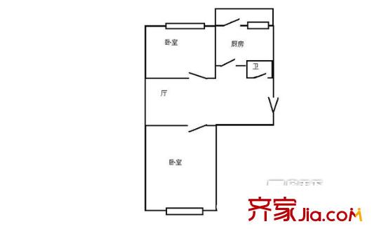 哈爾濱 蘆家街住宅 戶型圖