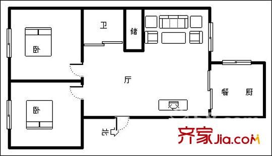 哈爾濱 蘆家街住宅 戶型圖